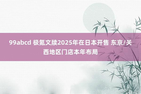 99abcd 极氪文牍2025年在日本开售 东京/关西地区门店本年布局