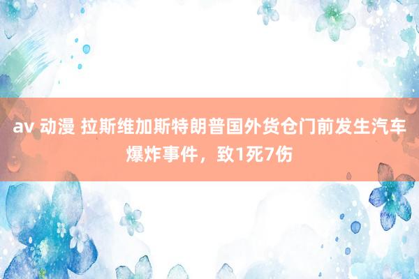 av 动漫 拉斯维加斯特朗普国外货仓门前发生汽车爆炸事件，致1死7伤